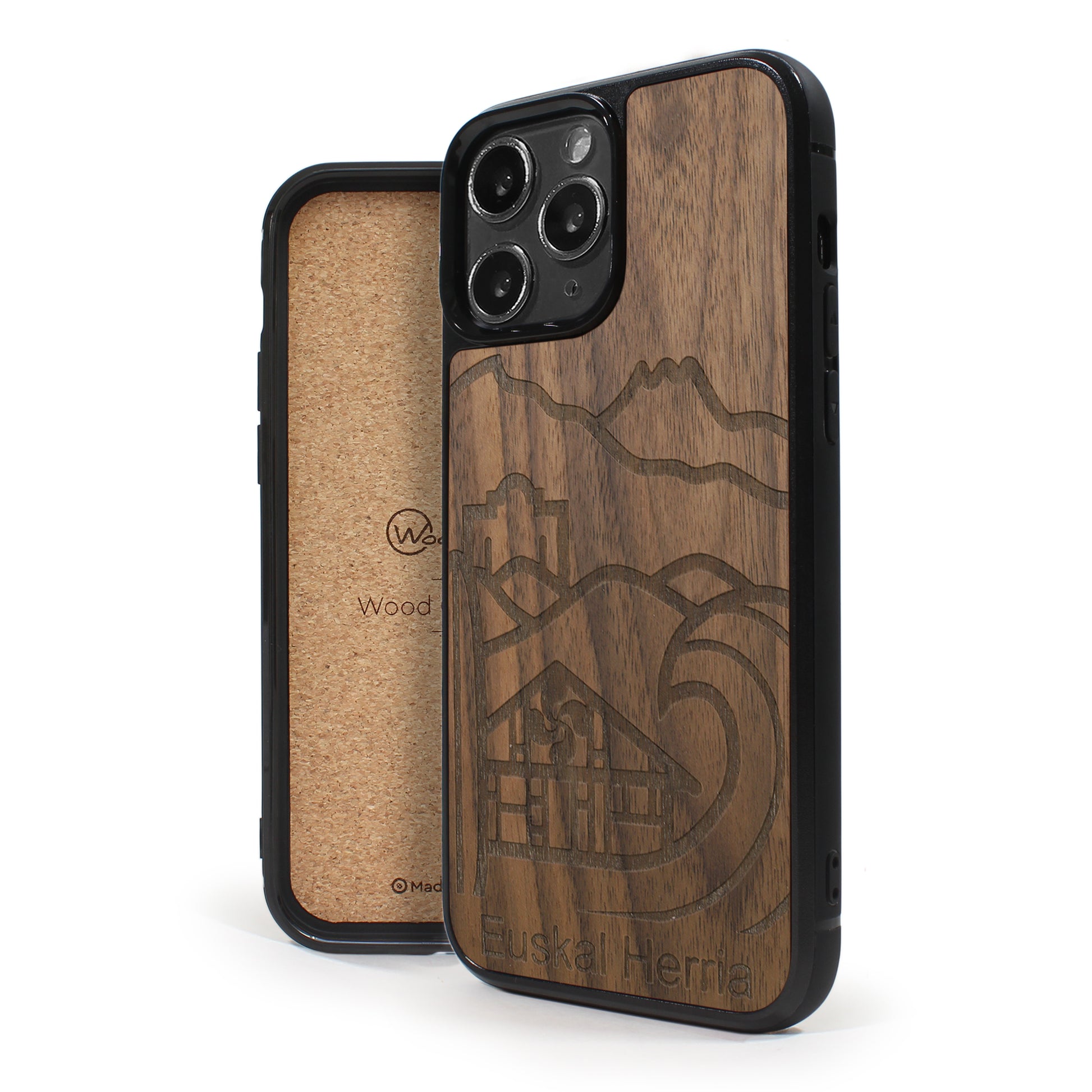 Coque iPhone en bois Euskal Herria