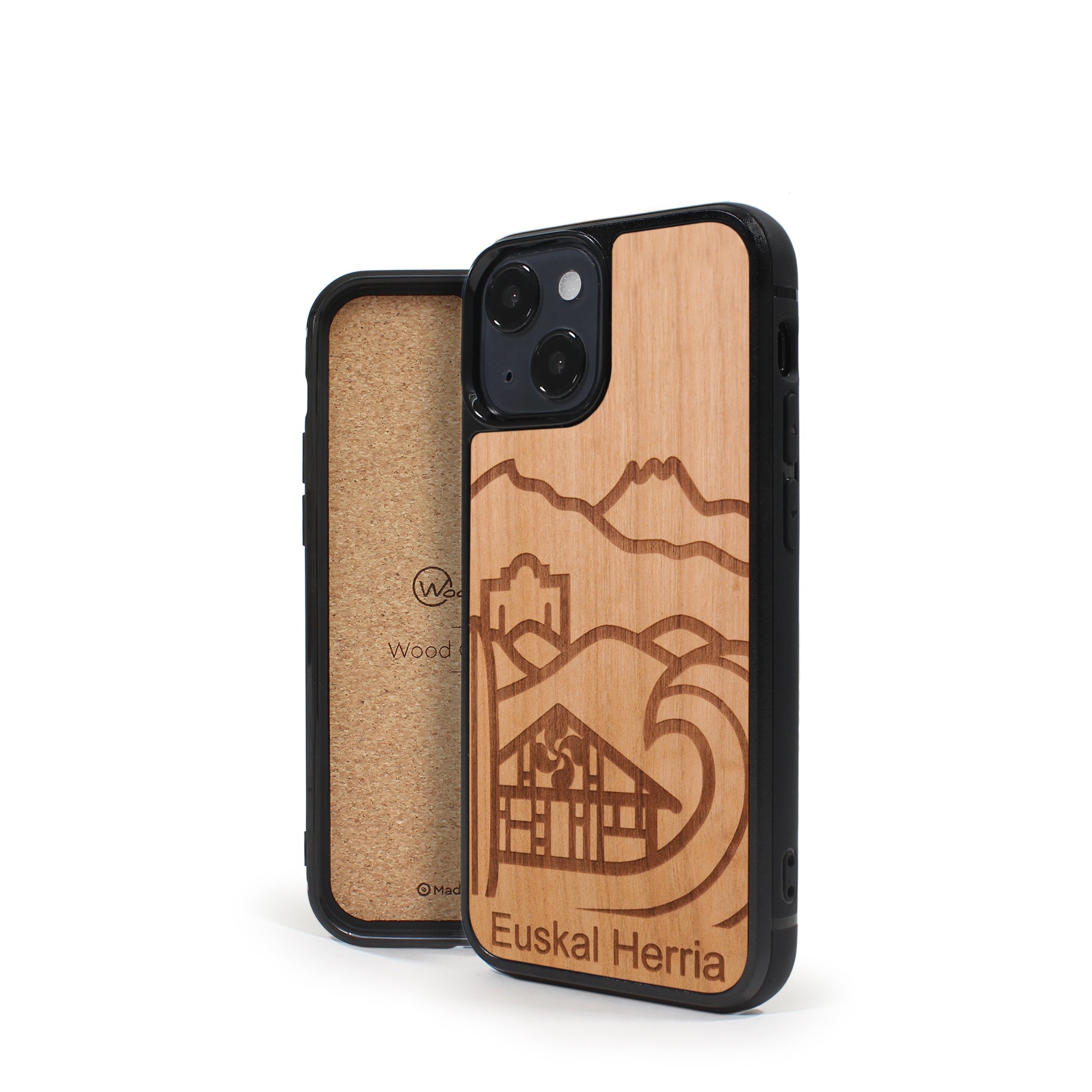 Coque iPhone en bois Euskal Herria