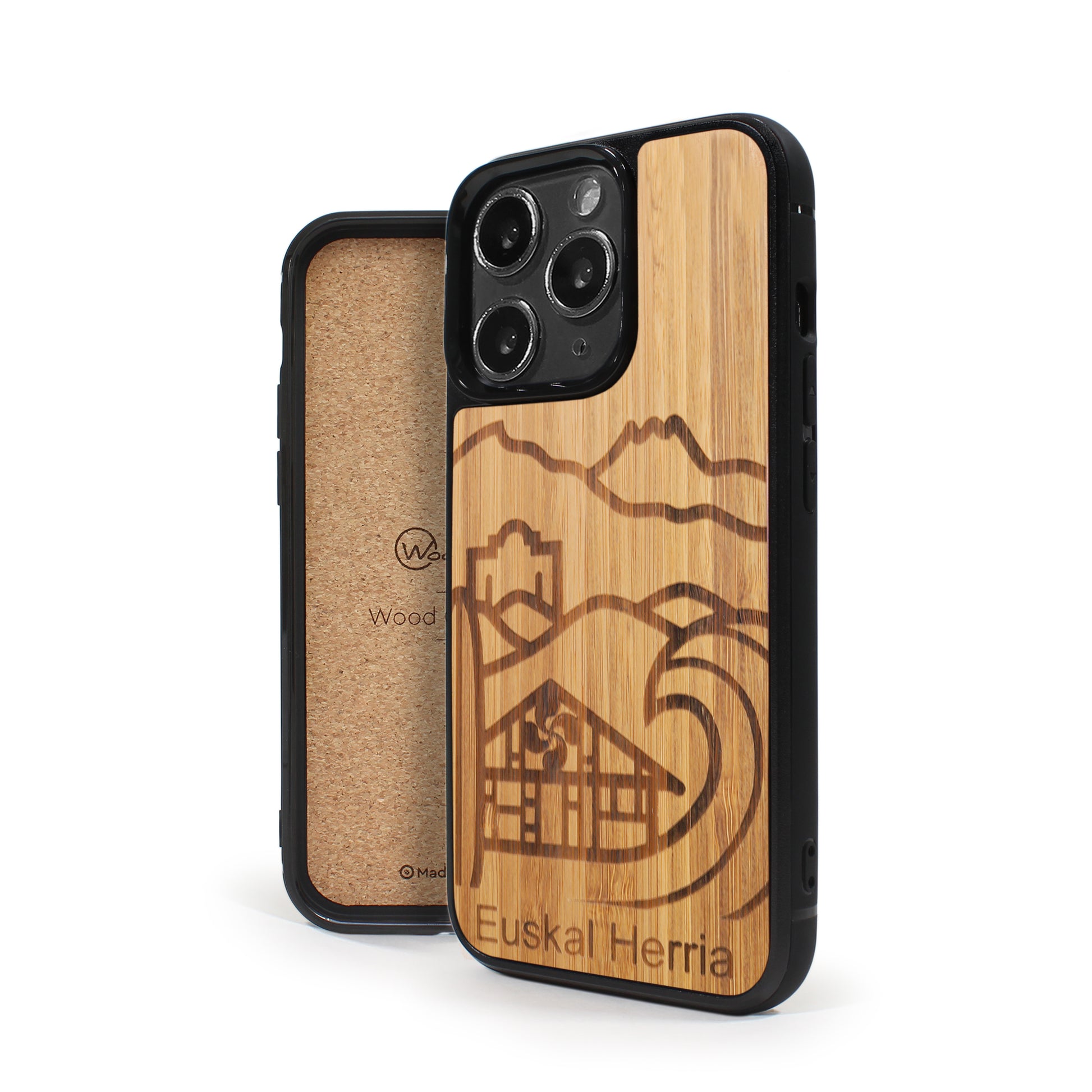 Coque iPhone en bois Euskal Herria
