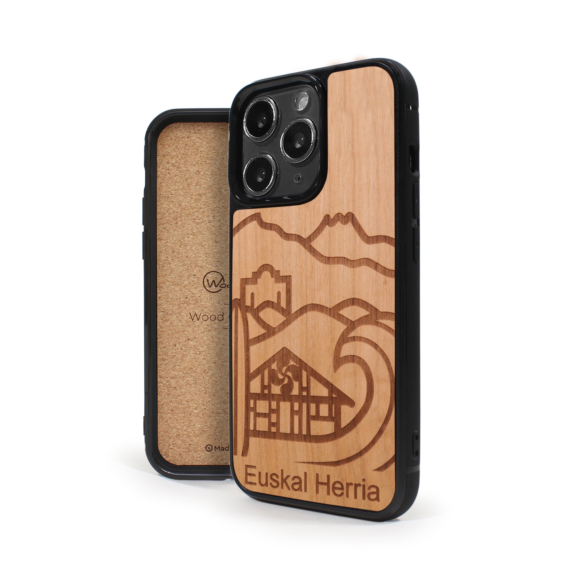 Coque iPhone en bois Euskal Herria