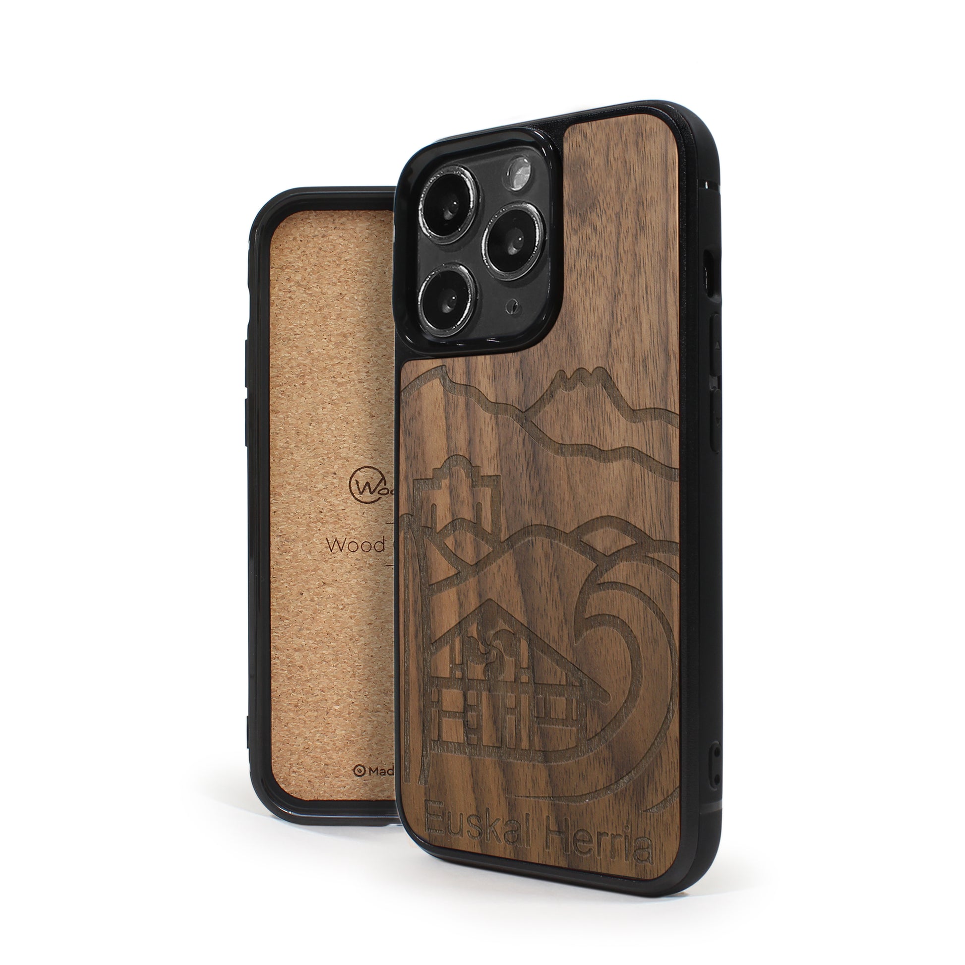 Coque iPhone en bois Euskal Herria