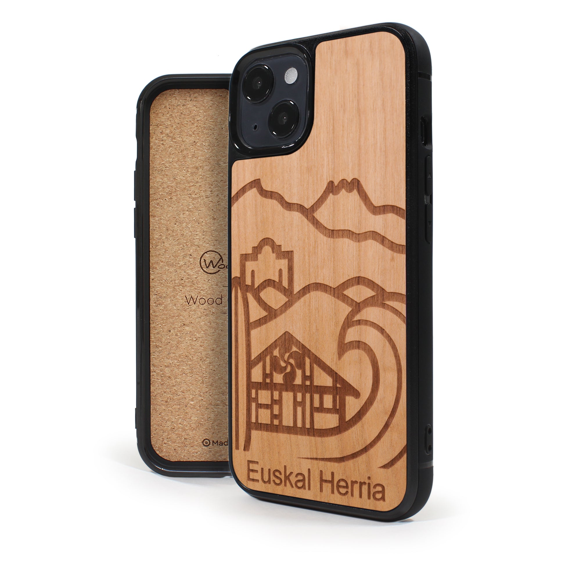Coque iPhone en bois Euskal Herria