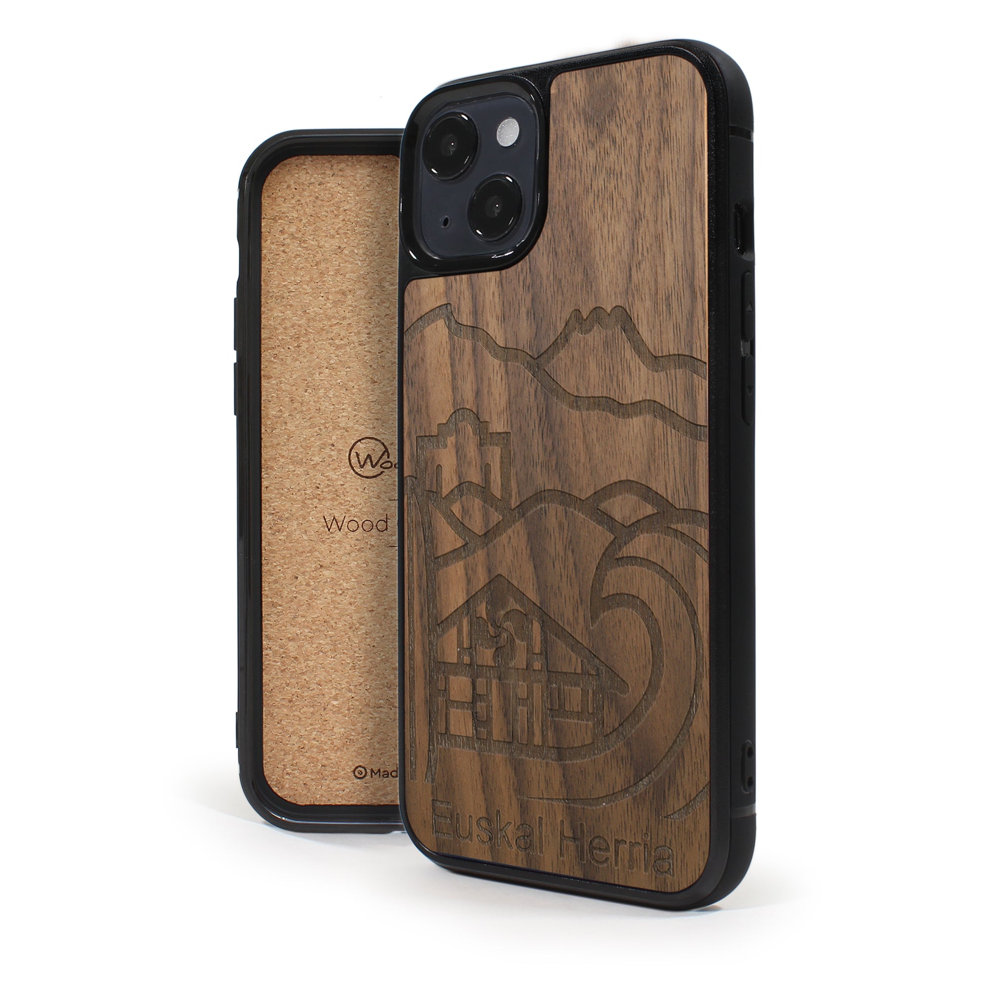 Coque iPhone en bois Euskal Herria