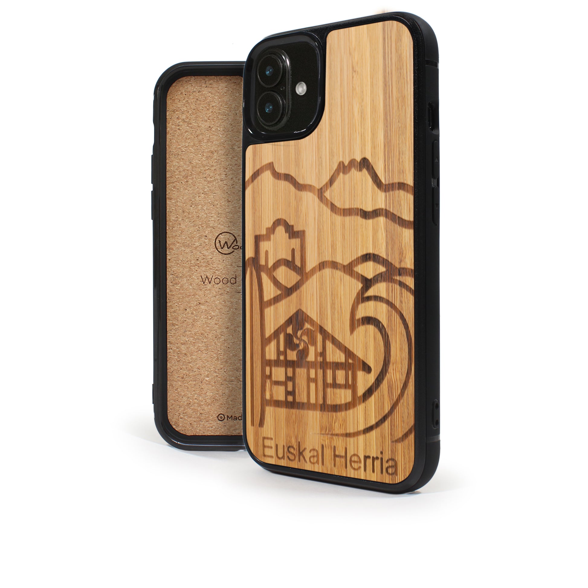 Coque iPhone en bois Euskal Herria