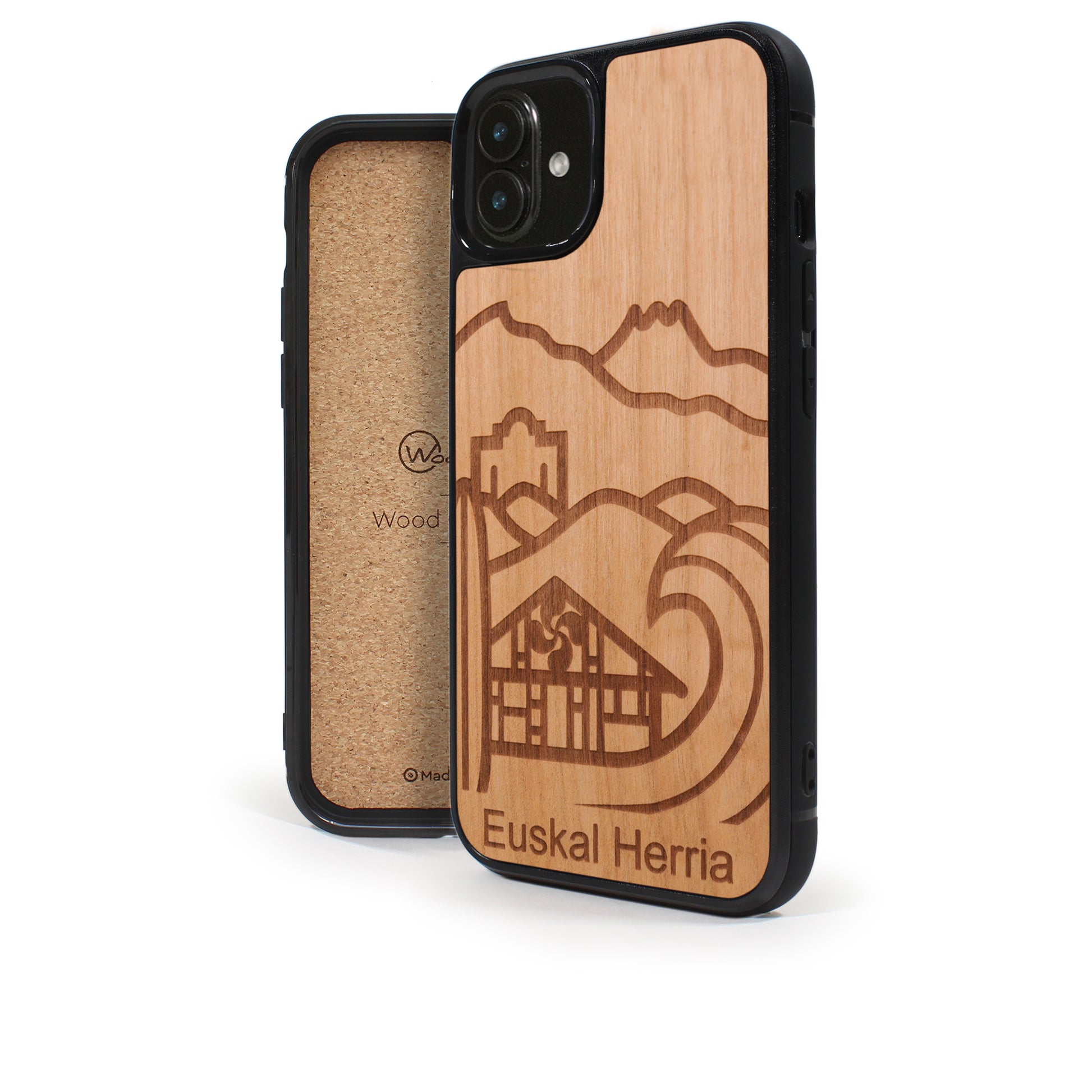 Coque iPhone en bois Euskal Herria