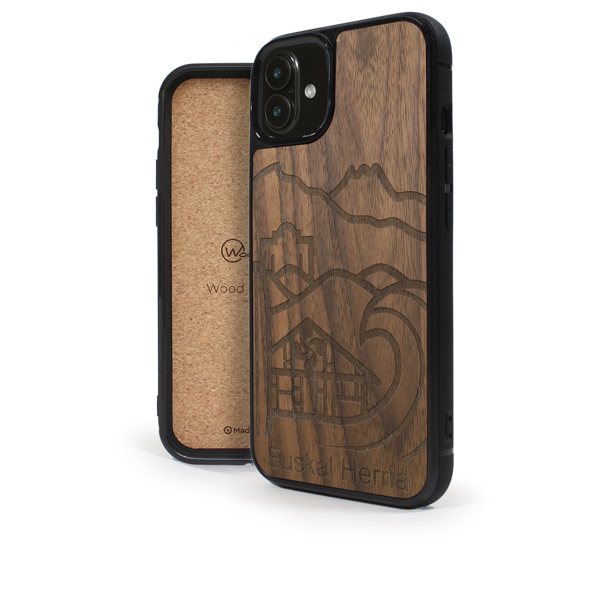 Coque iPhone en bois Euskal Herria
