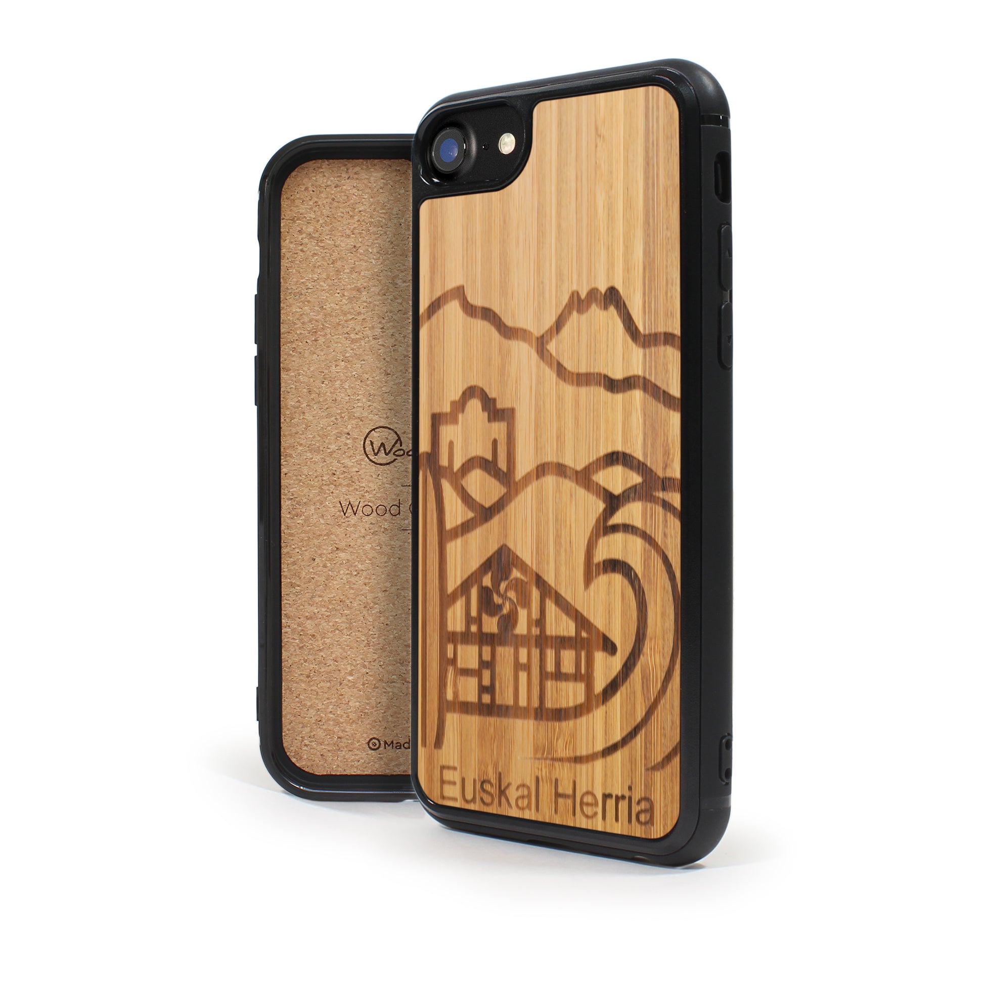 Coque iPhone en bois Euskal Herria