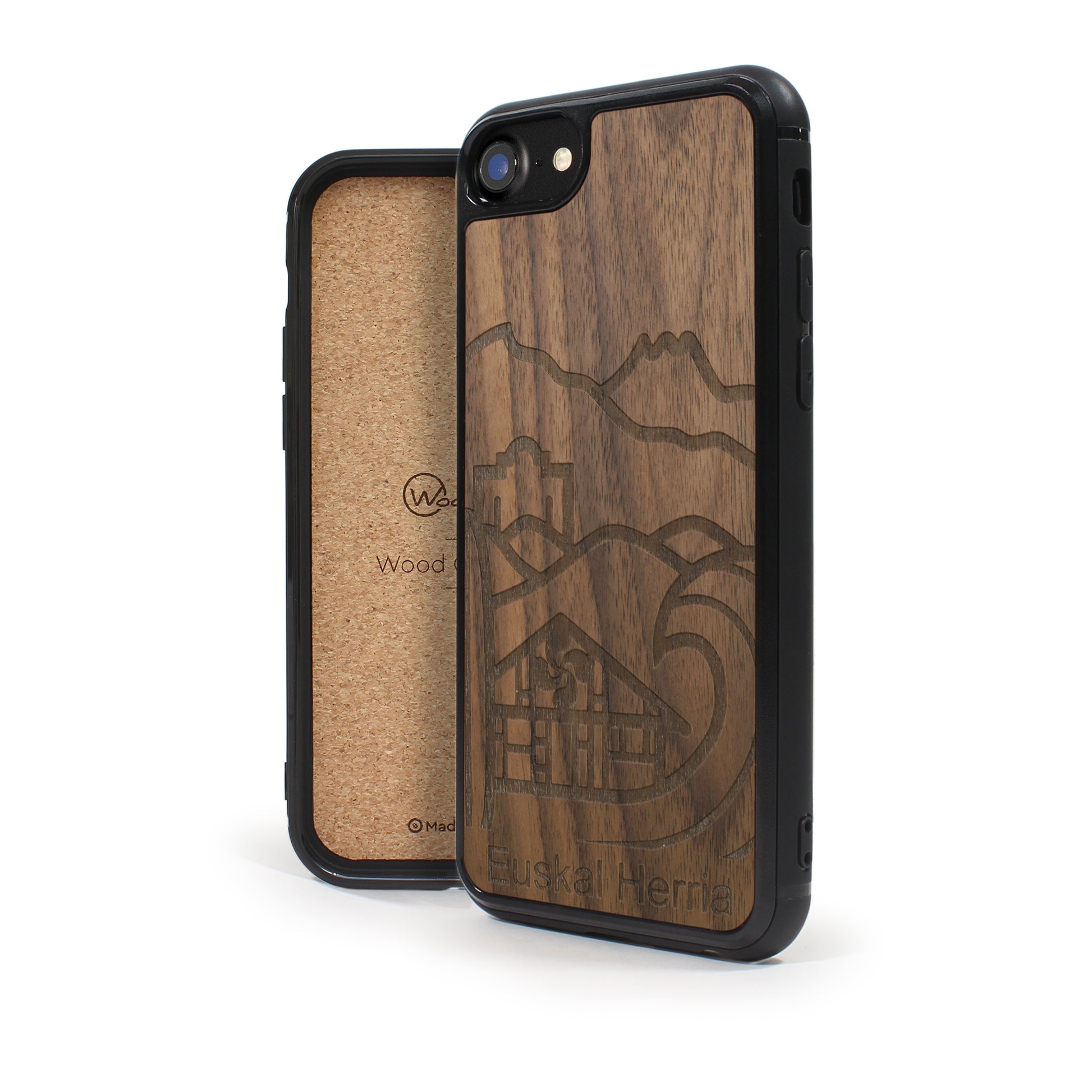 Coque iPhone en bois Euskal Herria