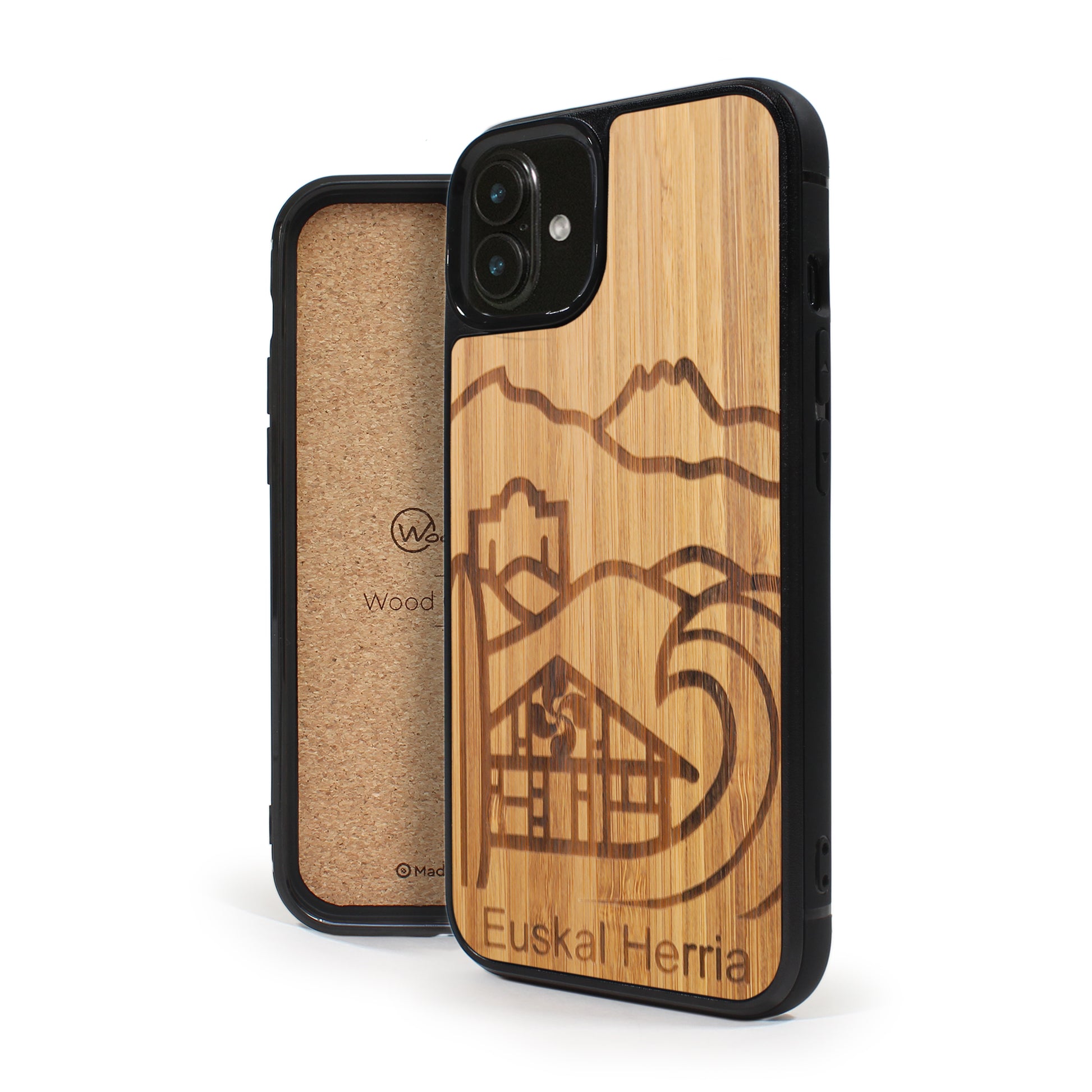 Coque iPhone en bois Euskal Herria