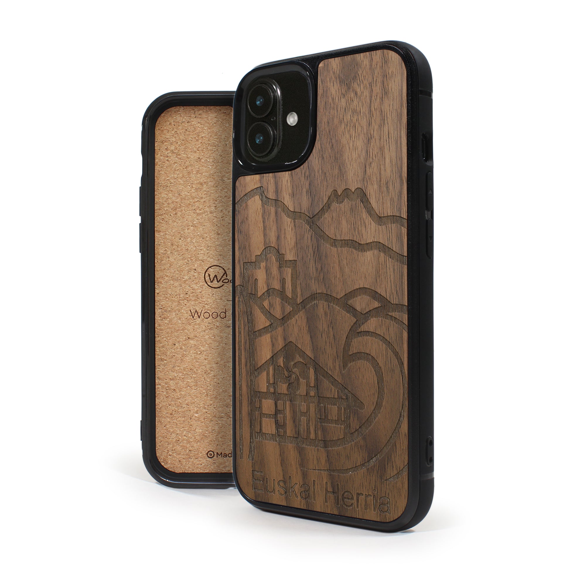 Coque iPhone en bois Euskal Herria