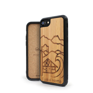 Coque iPhone en bois Euskal Herria