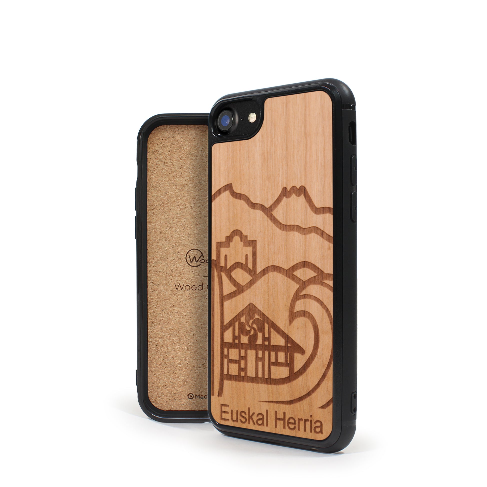 Coque iPhone en bois Euskal Herria