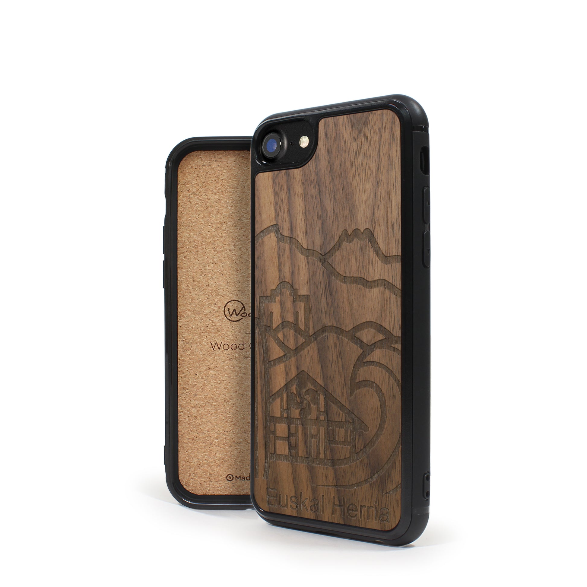 Coque iPhone en bois Euskal Herria