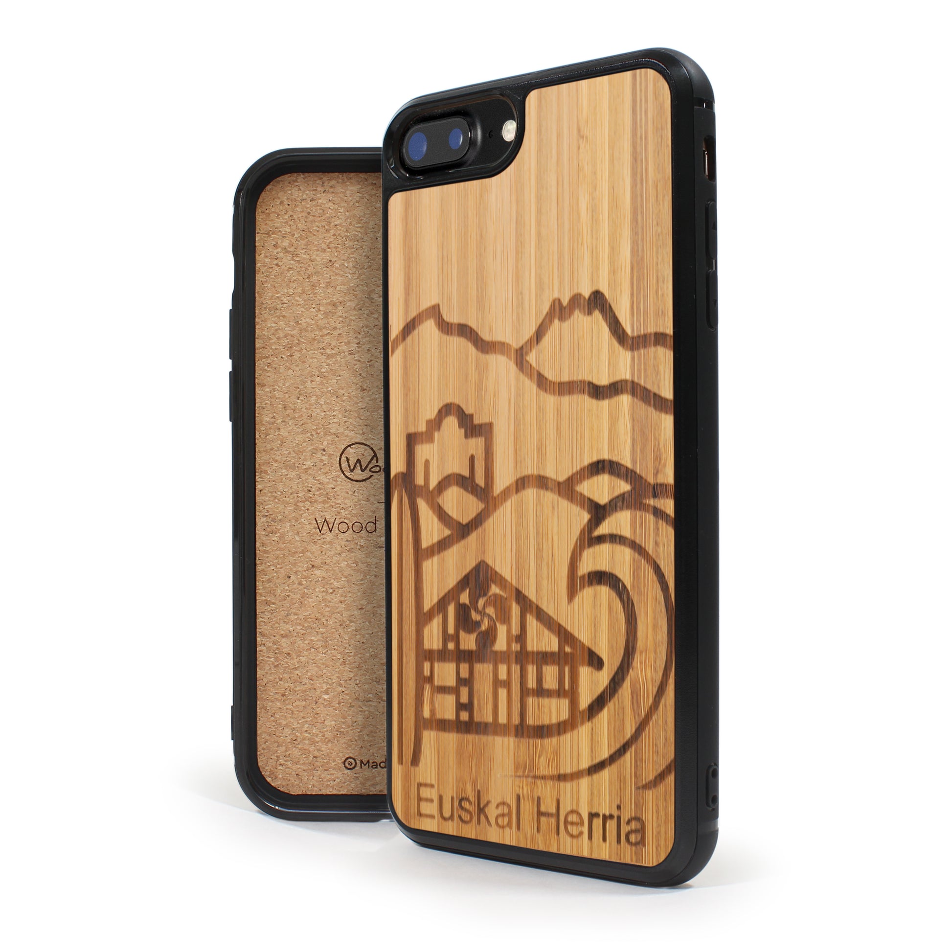 Coque iPhone en bois Euskal Herria