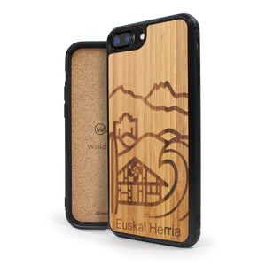Coque iPhone en bois Euskal Herria