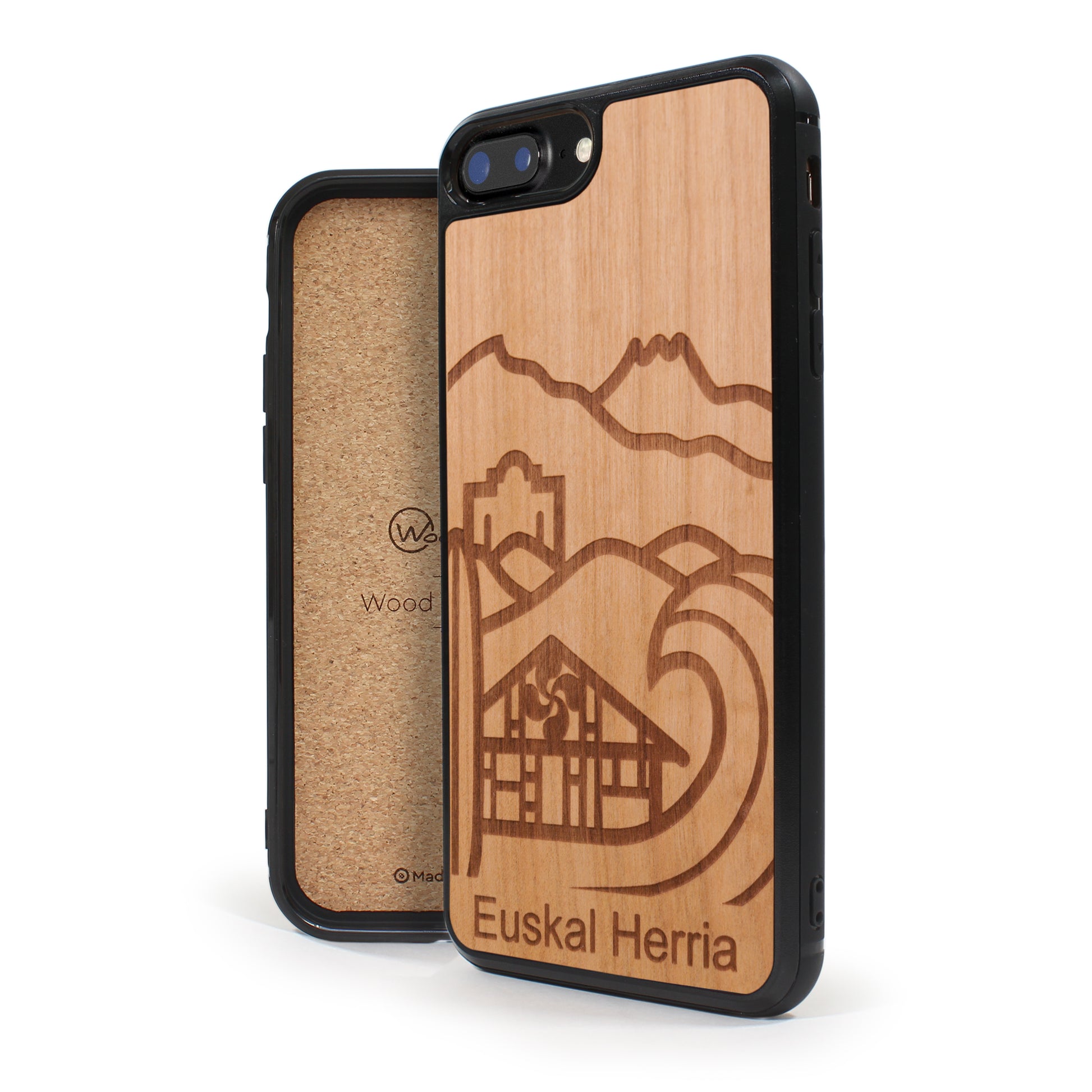 Coque iPhone en bois Euskal Herria