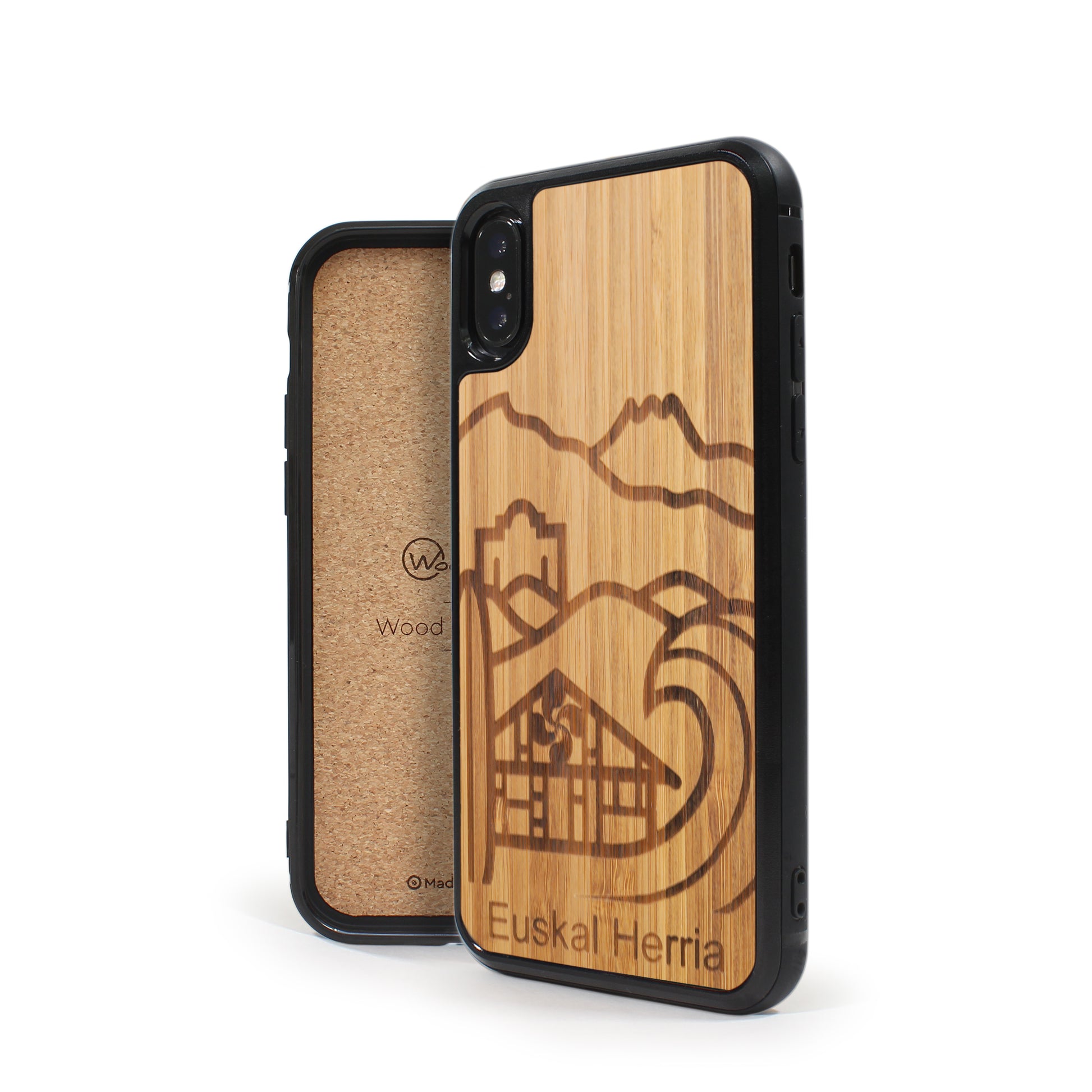 Coque iPhone en bois Euskal Herria