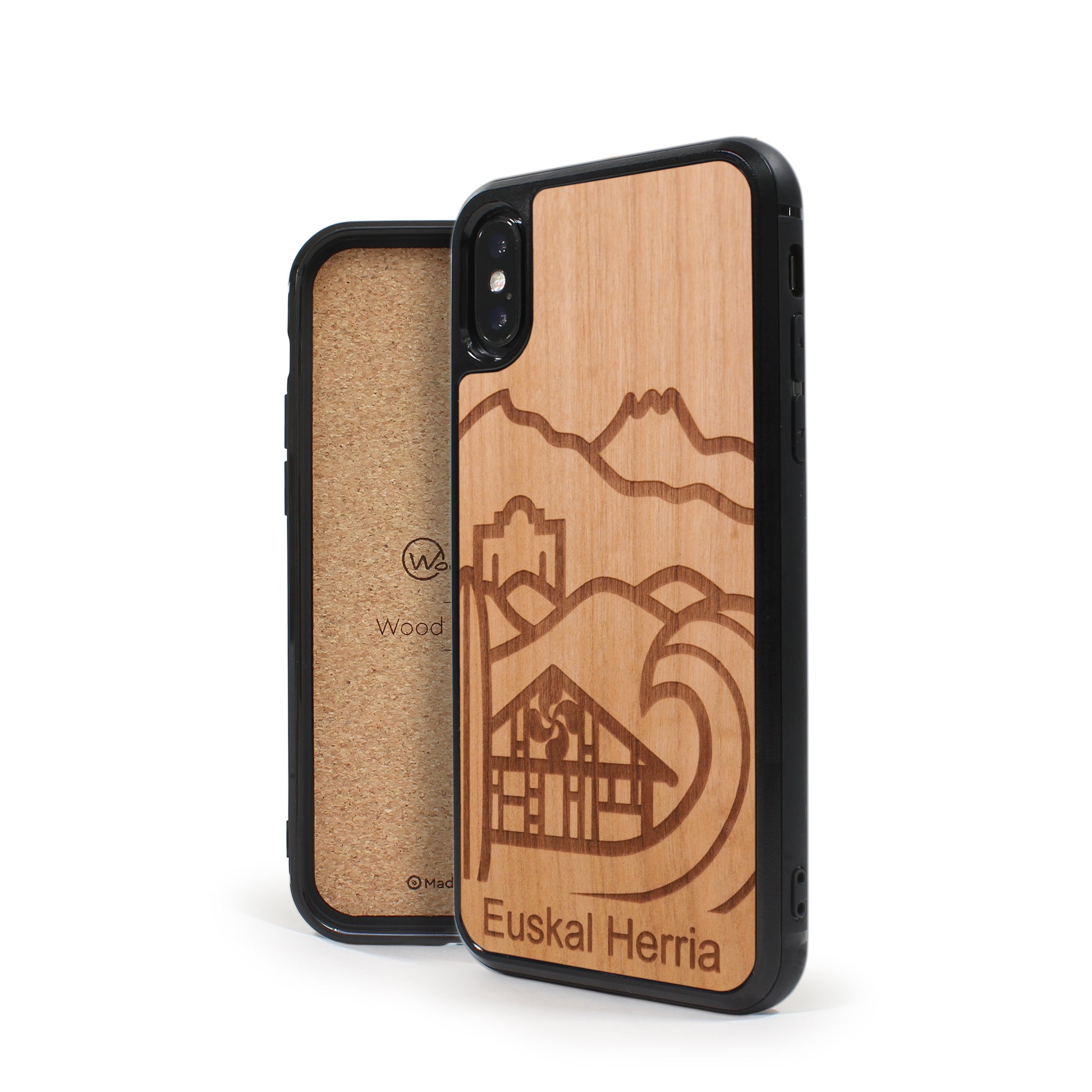 Coque iPhone en bois Euskal Herria