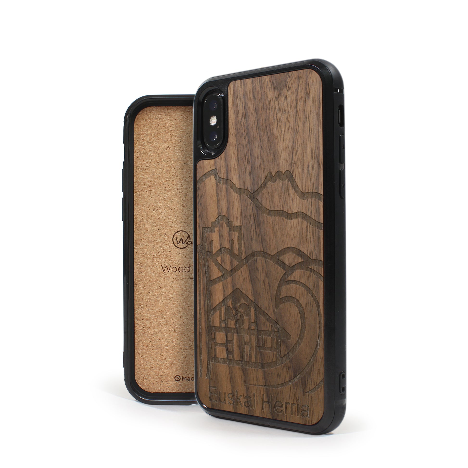 Coque iPhone en bois Euskal Herria