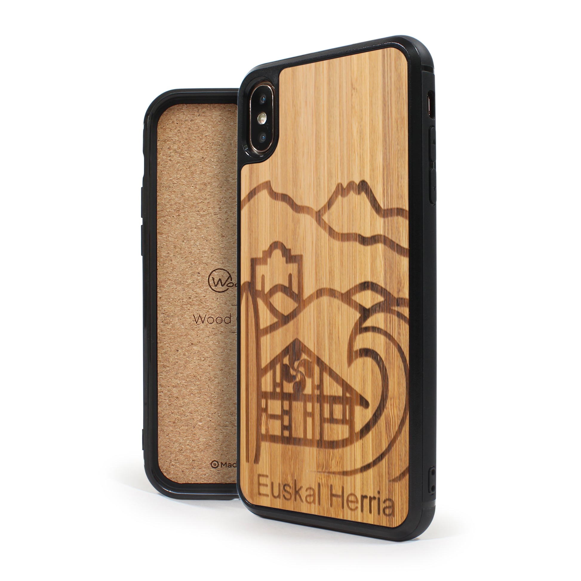 Coque iPhone en bois Euskal Herria