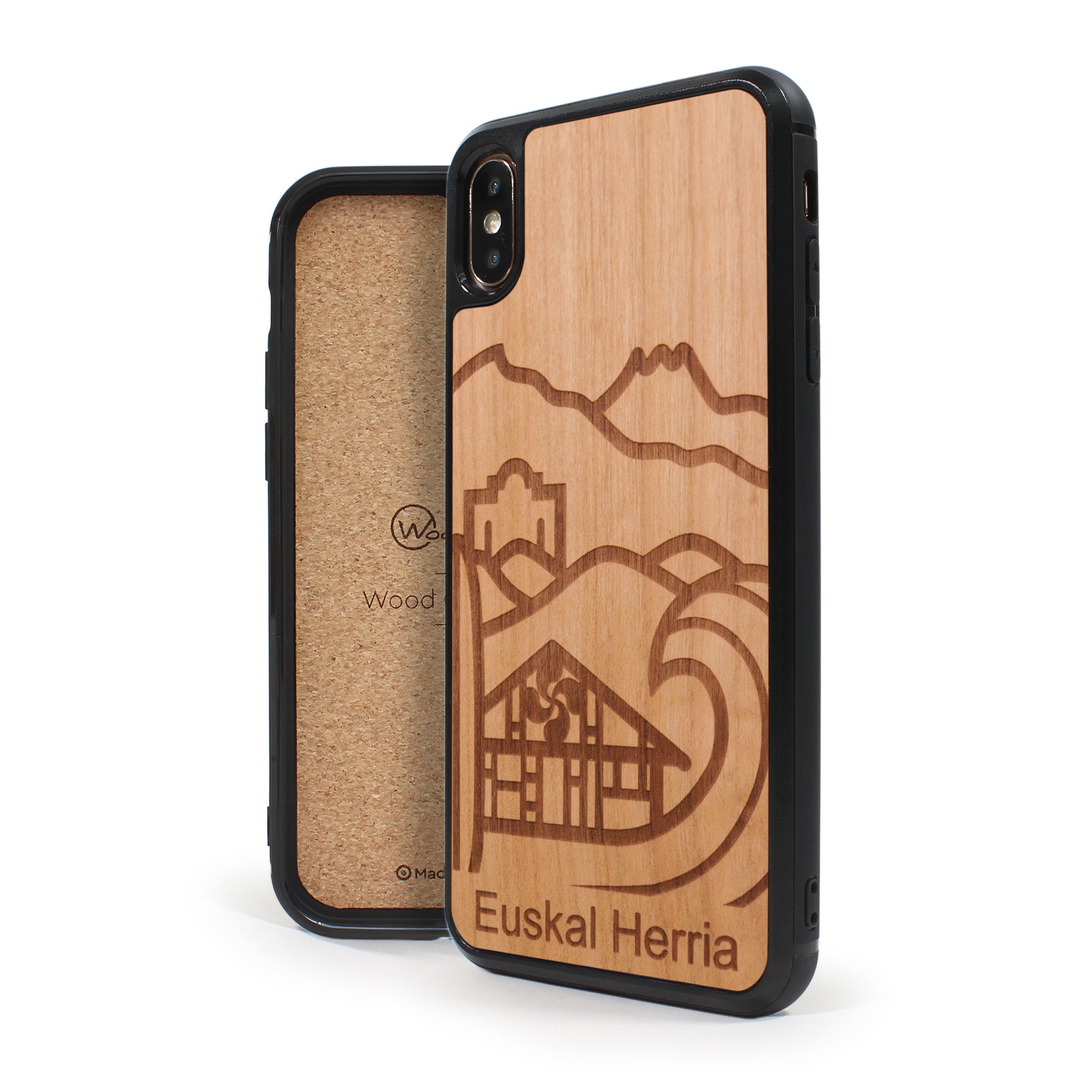 Coque iPhone en bois Euskal Herria