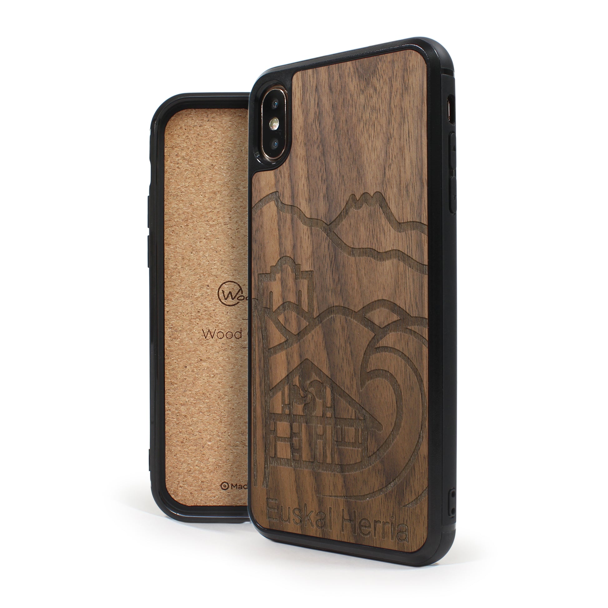 Coque iPhone en bois Euskal Herria