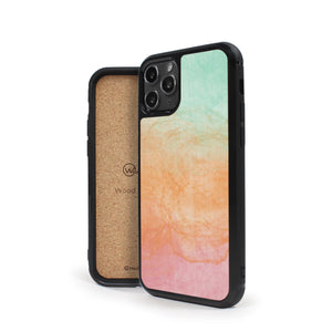 Coque iPhone en bois Tie & Dye