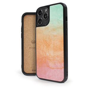 Coque iPhone en bois Tie & Dye