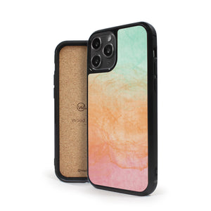 Coque iPhone en bois Tie & Dye