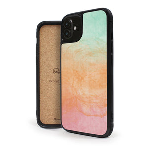 Coque iPhone en bois Tie & Dye