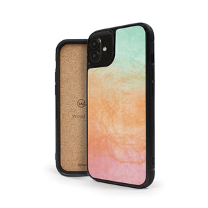 Coque iPhone en bois Tie & Dye