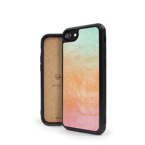 Coque iPhone en bois Tie & Dye