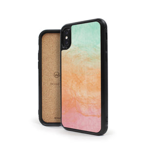 Coque iPhone en bois Tie & Dye