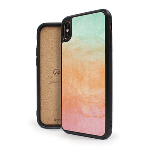 Coque iPhone en bois Tie & Dye