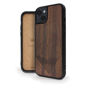 Coque iPhone en bois Explore