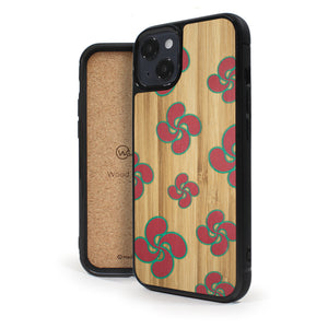Coque iPhone en bois LAUBURU