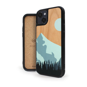 Coque iPhone en bois Mountain Escape