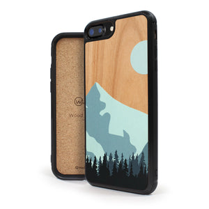 Coque iPhone en bois Mountain Escape