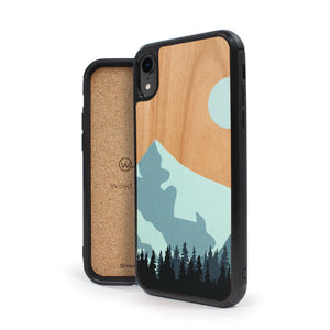Coque iPhone en bois Mountain Escape