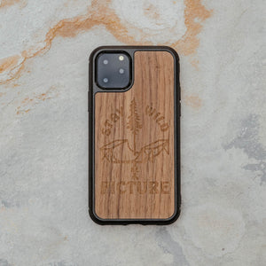 coque iPhone en bois de Noyer Picture - StayWild