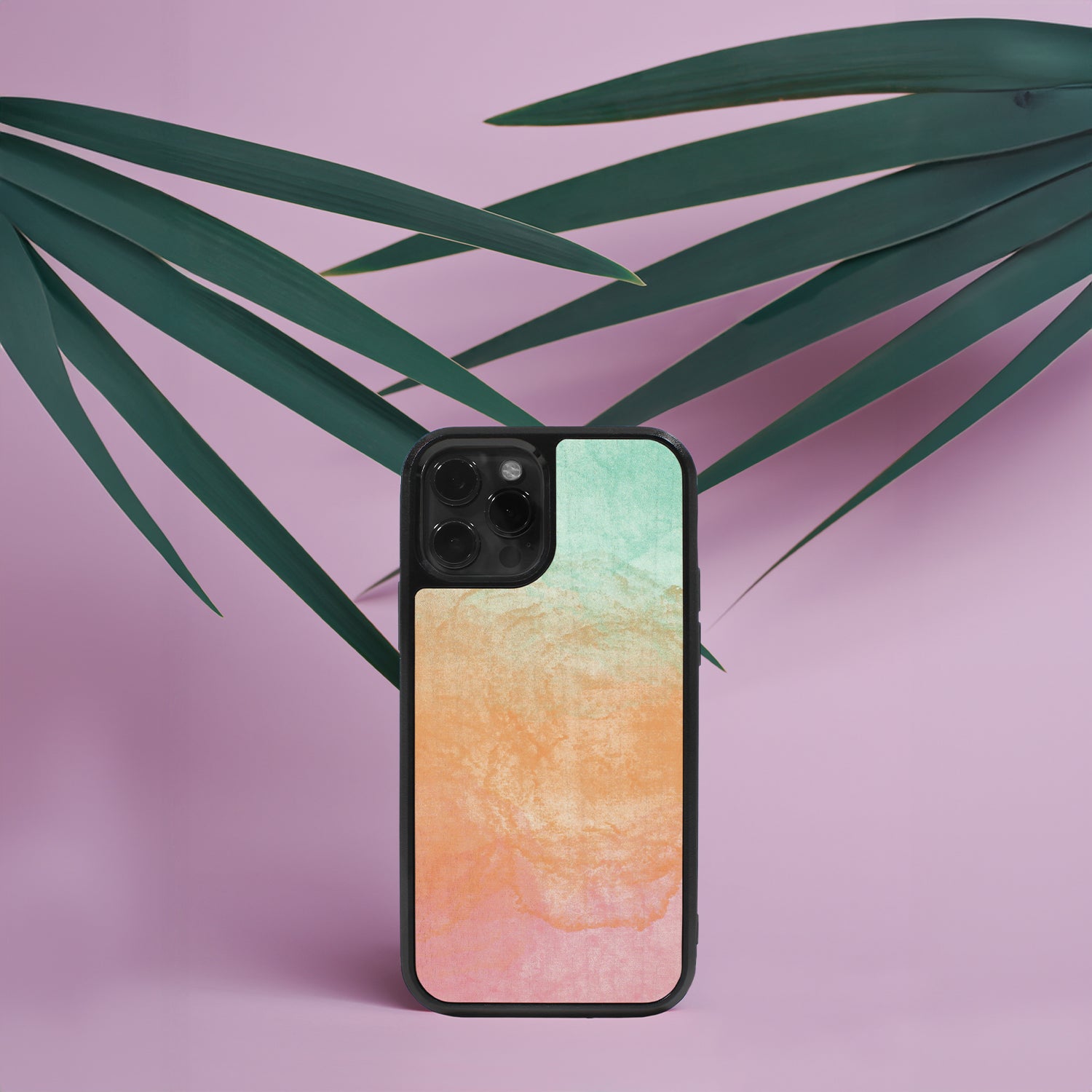 Coque iPhone en bois Tie & Dye