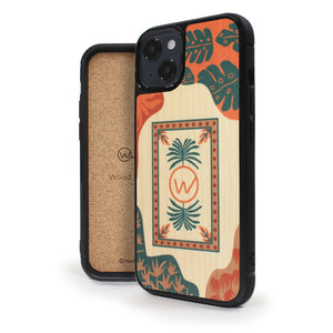 Coque iPhone en bois TROPICOLOR