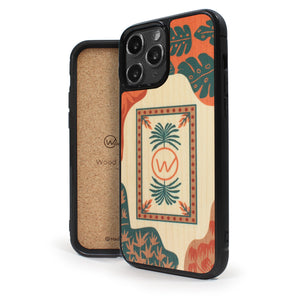 Coque iPhone en bois TROPICOLOR