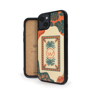 Coque iPhone en bois TROPICOLOR