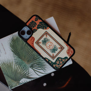 Coque iPhone en bois TROPICOLOR