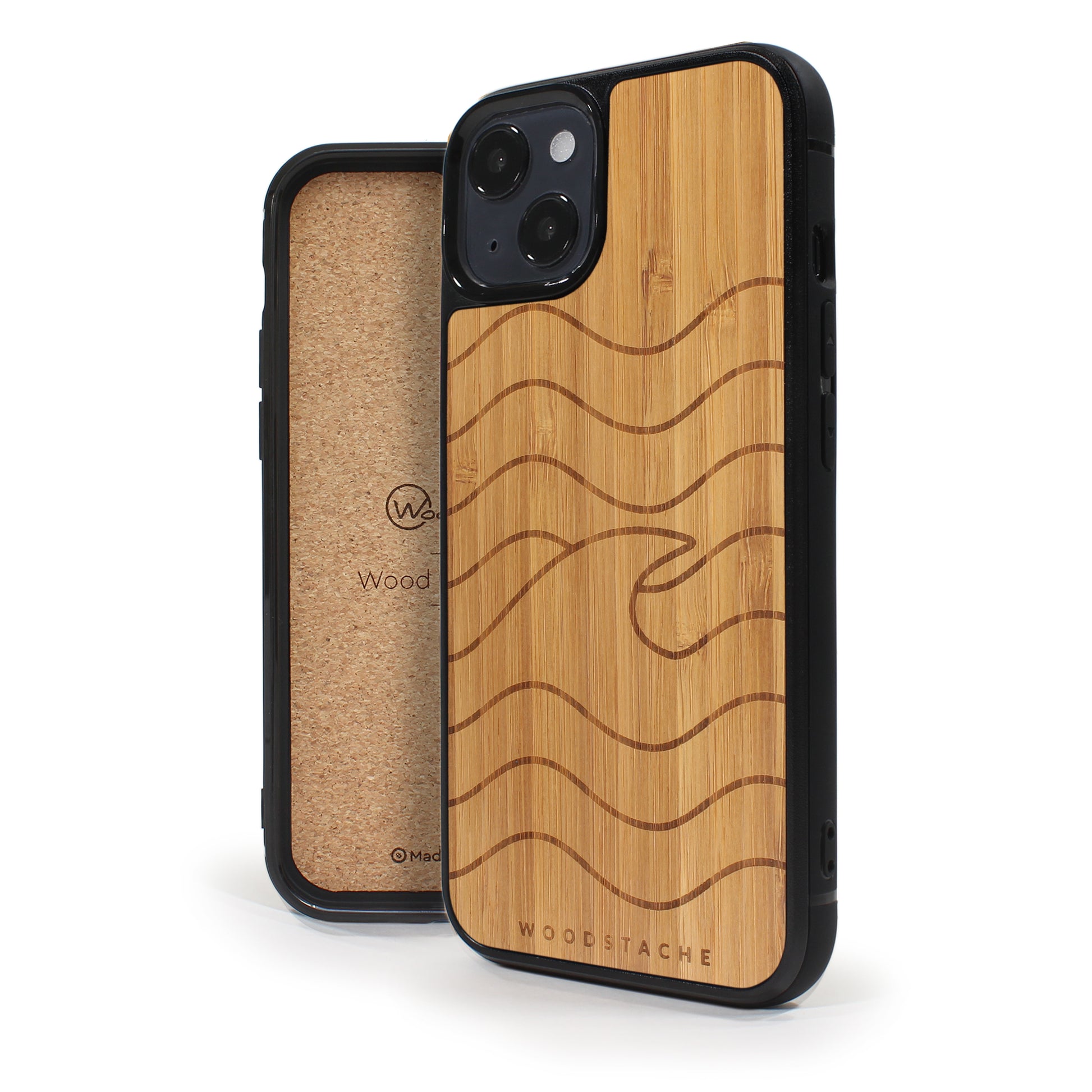 Coque iPhone en bois VAGUE
