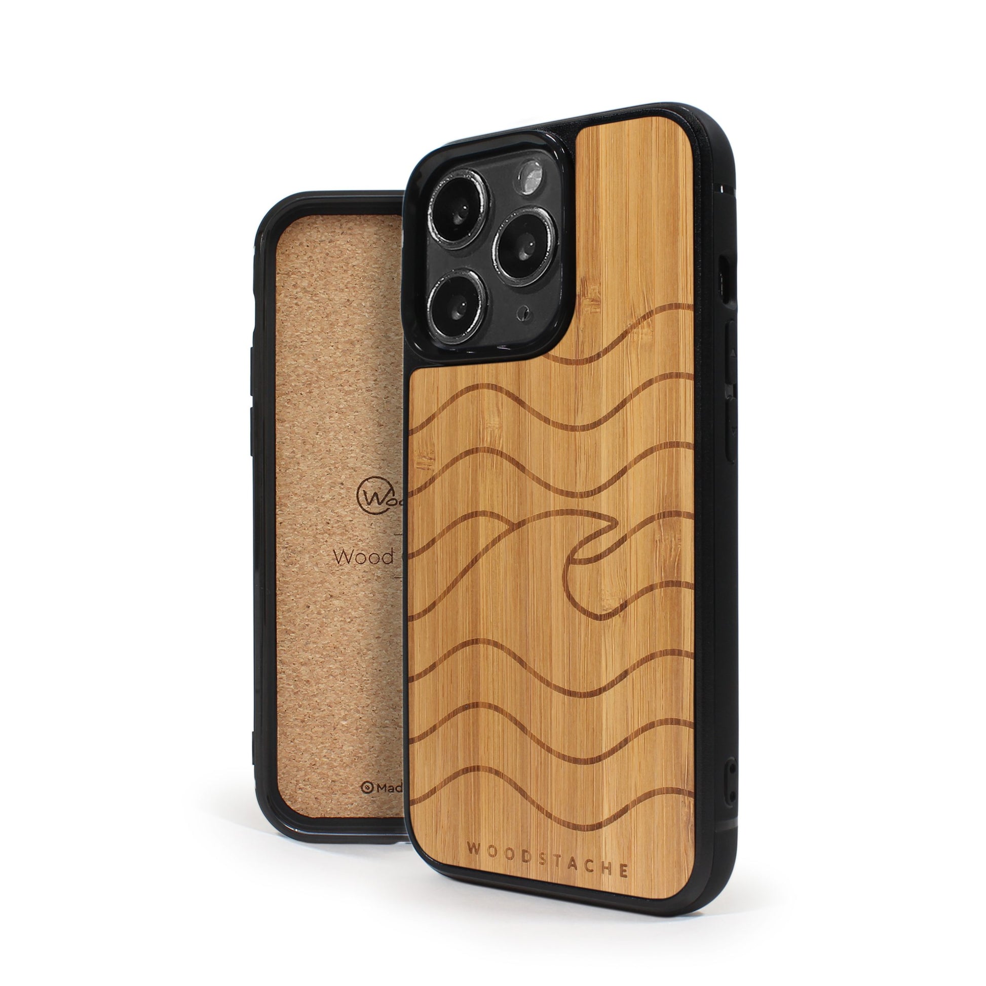 Coque iPhone en bois VAGUE