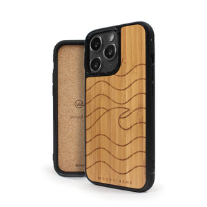 Coque iPhone en bois VAGUE