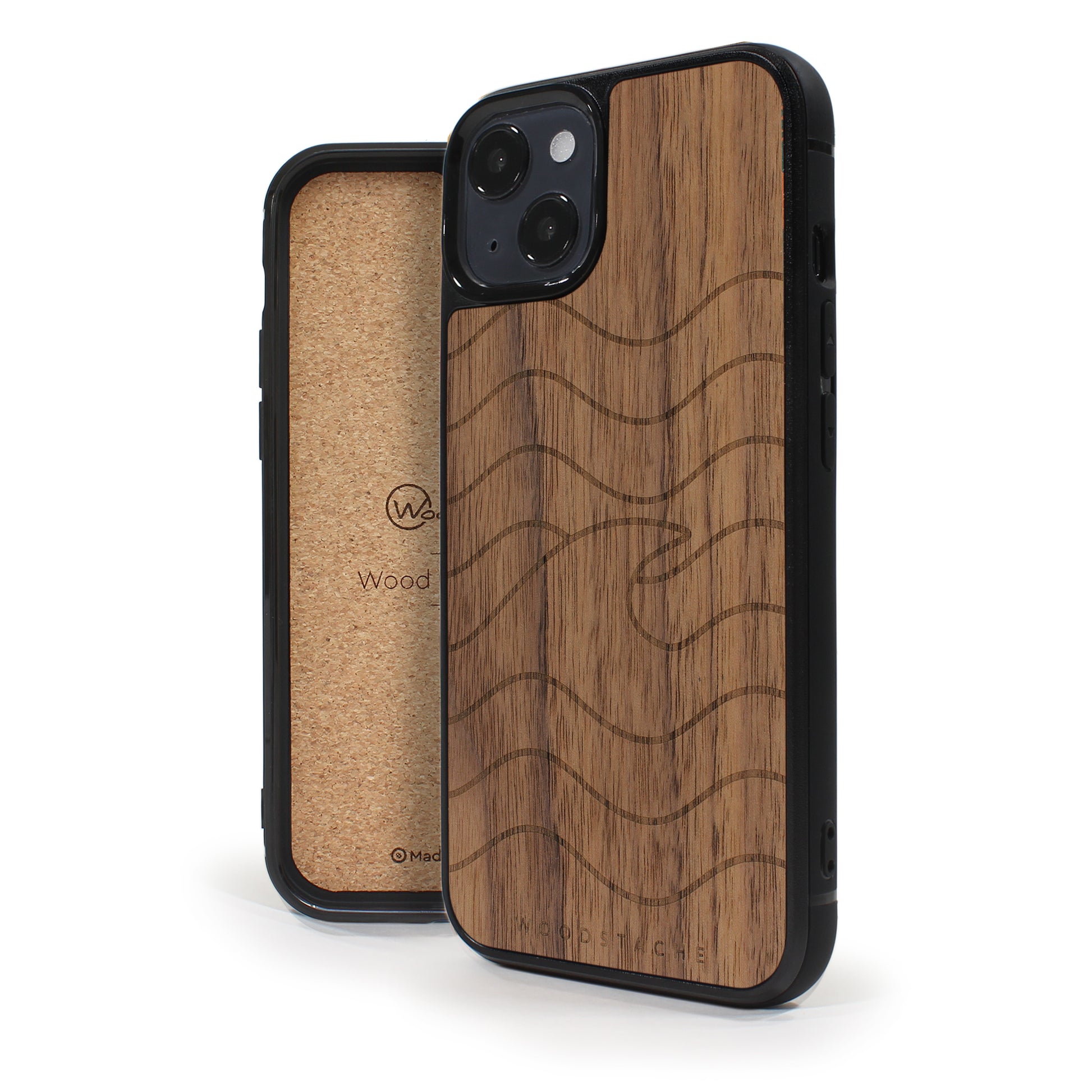 Coque iPhone en bois VAGUE