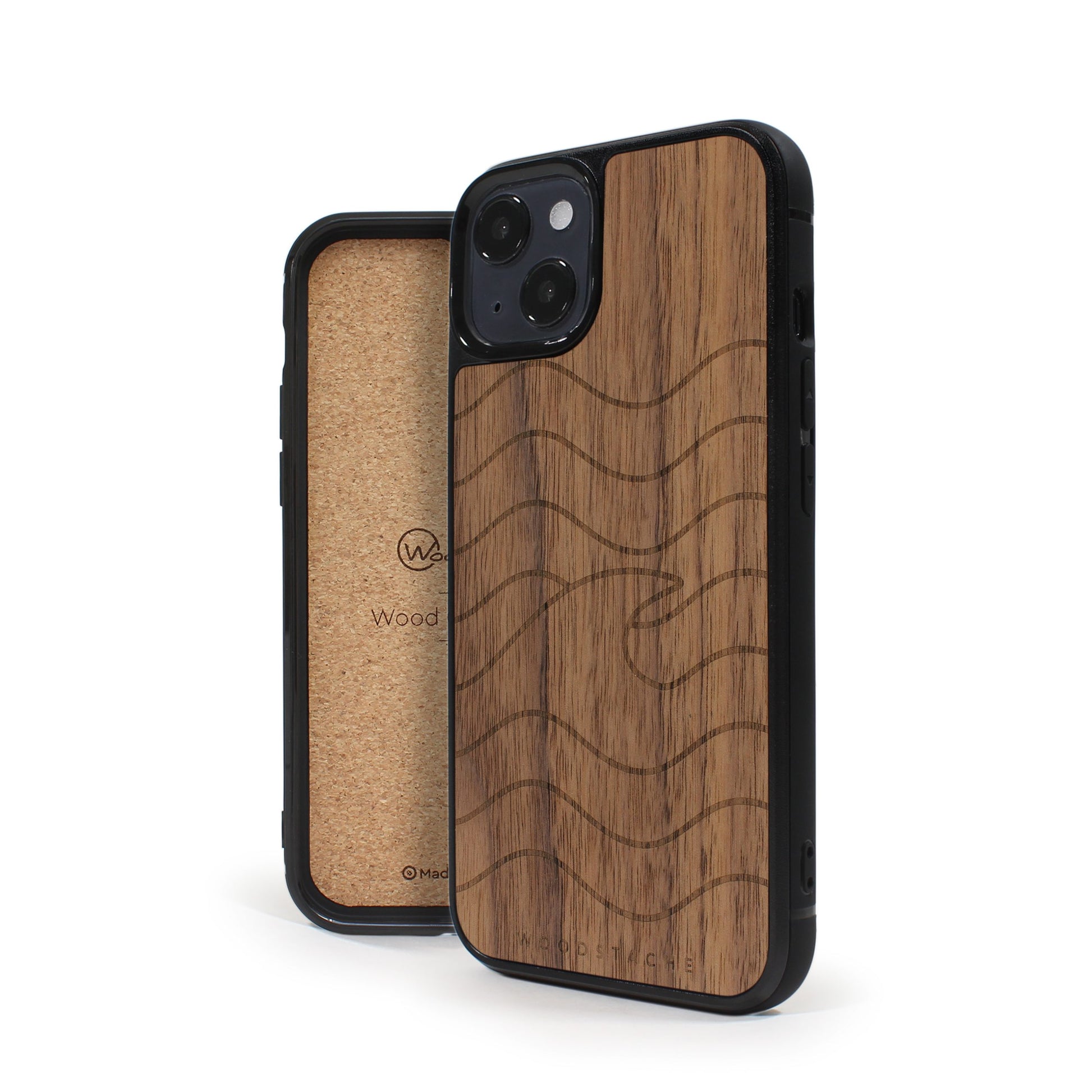 Coque iPhone en bois VAGUE